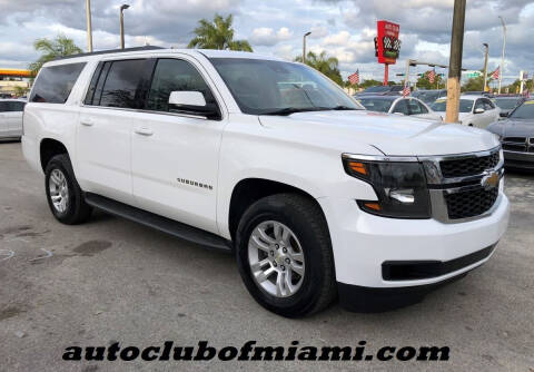 2016 Chevrolet Suburban for sale at AUTO CLUB OF MIAMI, INC in Miami FL