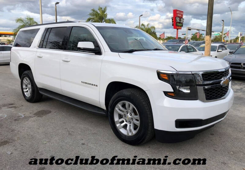2016 Chevrolet Suburban for sale at AUTO CLUB OF MIAMI, INC in Miami FL