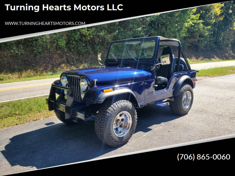 1976 Jeep CJ-5 for sale at Turning Hearts Motors LLC in Cleveland GA