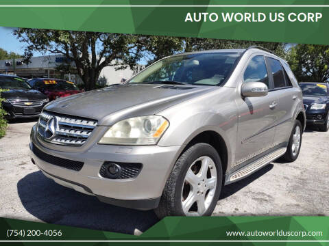 2008 Mercedes-Benz M-Class for sale at Auto World US Corp in Plantation FL