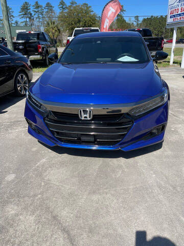 2021 Honda Accord for sale at Gralin Hampton Auto Sales in Summerville SC