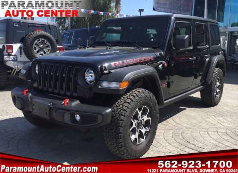2021 Jeep Wrangler Unlimited for sale at PARAMOUNT AUTO CENTER in Downey CA