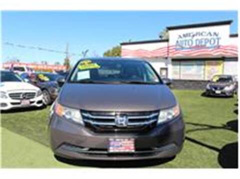 2015 Honda Odyssey for sale at MERCED AUTO WORLD in Merced CA