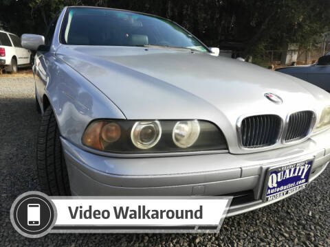 2001 BMW 5 Series for sale at Quality Auto Outlet in Vista CA