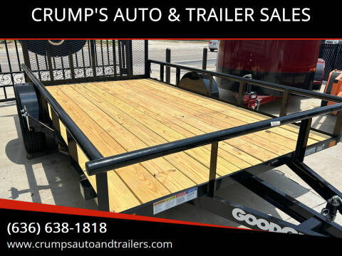 2024 Good Guys 12’ Utility Trailer for sale at CRUMP'S AUTO & TRAILER SALES in Crystal City MO