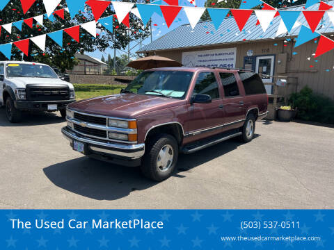 1996 Chevrolet Suburban for sale at The Used Car MarketPlace in Newberg OR