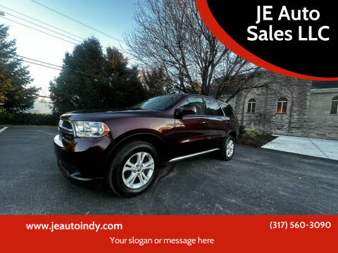 2012 Dodge Durango for sale at JE Auto Sales LLC in Indianapolis IN