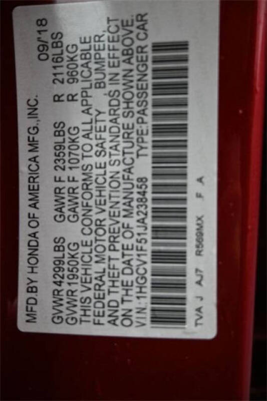 2018 Honda Accord EX-L