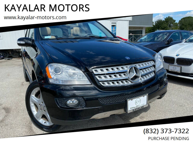 2008 Mercedes-Benz M-Class for sale at KAYALAR MOTORS in Houston TX