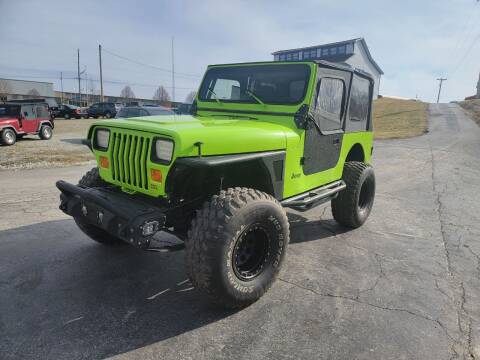 1993 Jeep Wrangler for sale at Sinclair Auto Inc. in Pendleton IN