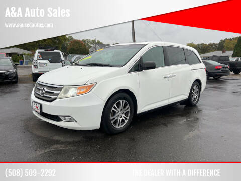 2012 Honda Odyssey for sale at A&A Auto Sales in Fairhaven MA