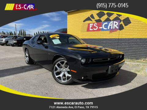 2015 Dodge Challenger for sale at Escar Auto - 9809 Montana Ave Lot in El Paso TX