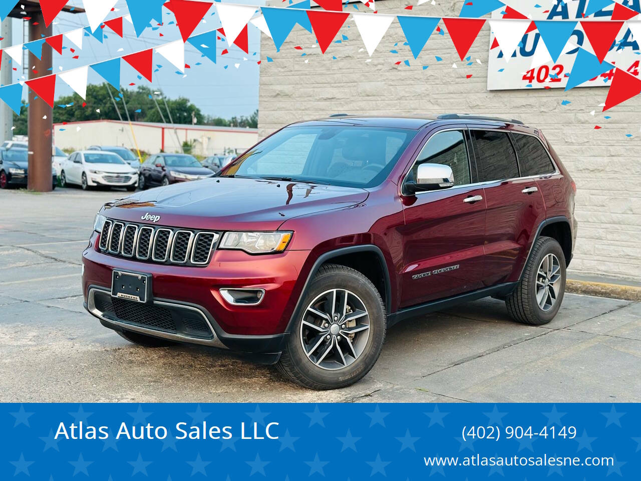 2018 Jeep Grand Cherokee for sale at Atlas Auto Sales LLC in Lincoln, NE