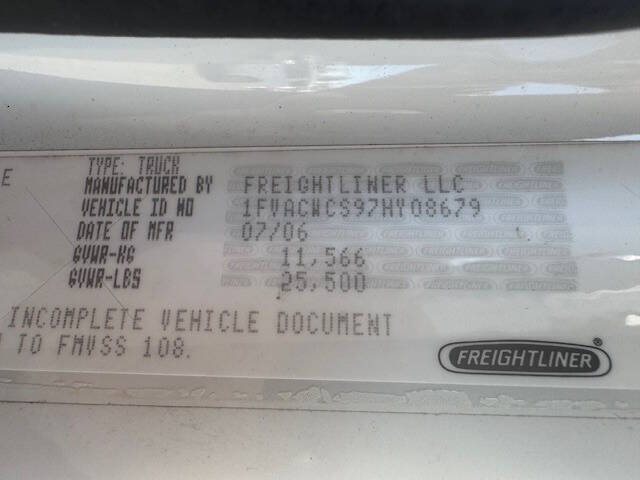 2007 Freightliner M2 106