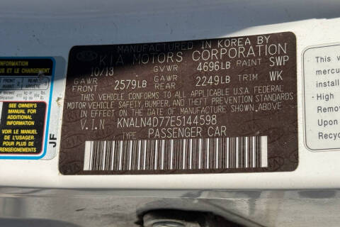 2014 Kia Cadenza Limited