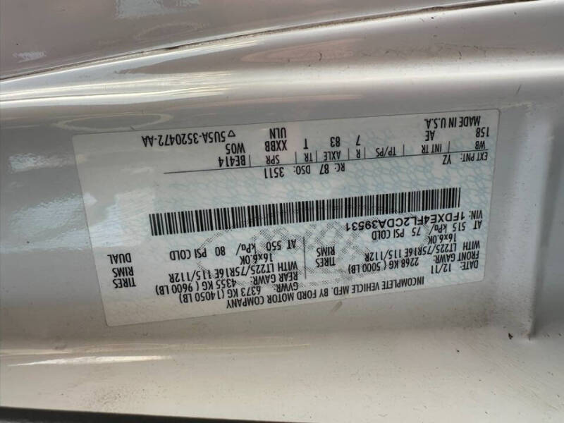 2012 Ford E-Series E-450 SD