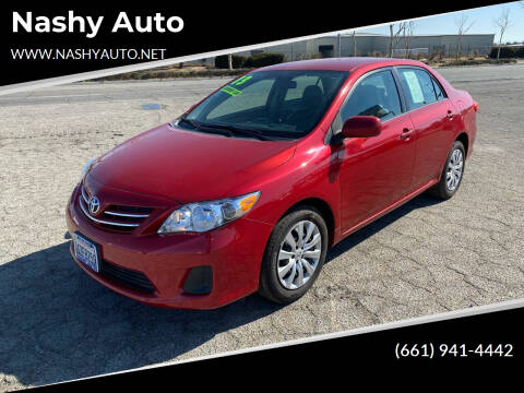 2013 Toyota Corolla for sale at Nashy Auto in Lancaster CA