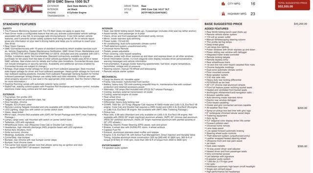 2018 GMC Sierra 1500