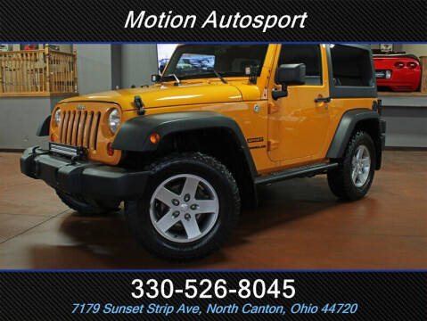 2012 Jeep Wrangler for sale at Motion Auto Sport in North Canton OH