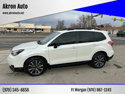 2018 Subaru Forester for sale at Akron Auto - Fort Morgan in Fort Morgan CO