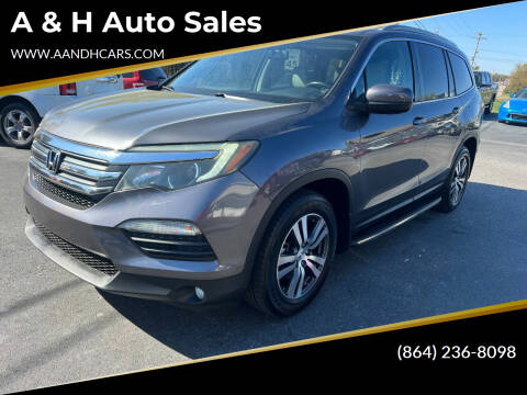 2017 Honda Pilot for sale at A & H Auto Sales in Greenville SC