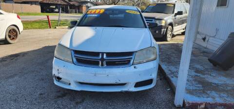 2012 Dodge Avenger for sale at Anthony's Auto Sales of Texas, LLC in La Porte TX