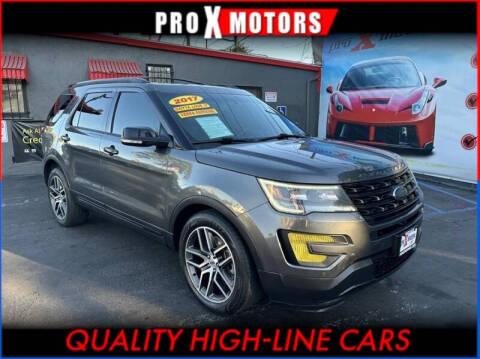 2017 Ford Explorer for sale at Pro X Motors in South Gate CA