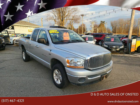 2006 Dodge Ram 1500 for sale at D & D Auto Sales Of Onsted in Onsted MI