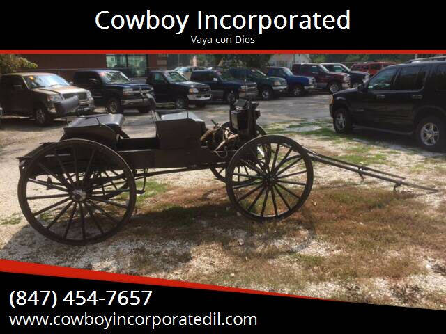 1999 Amish buggy Four seat wagon for sale at Cowboy Incorporated in Waukegan IL