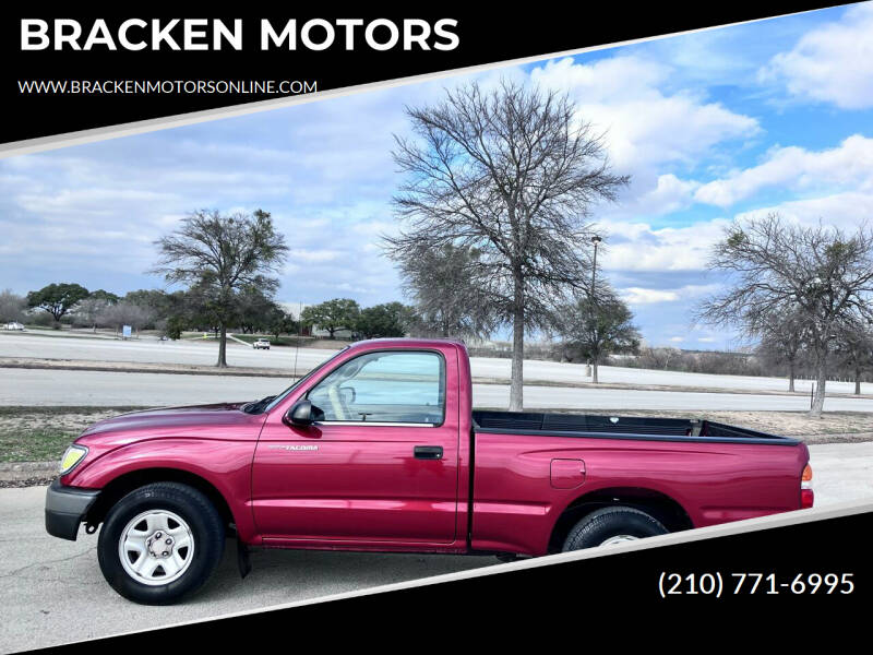 2003 Toyota Tacoma for sale at BRACKEN MOTORS in San Antonio TX