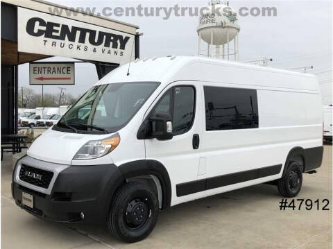 2021 RAM ProMaster for sale at CENTURY TRUCKS & VANS in Grand Prairie TX
