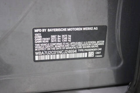 2022 BMW 7 Series 750i xDrive