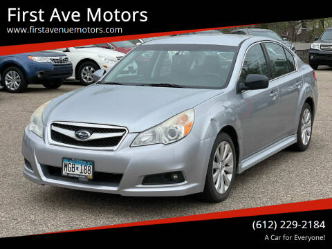 2012 Subaru Legacy for sale at First Ave Motors in Shakopee MN