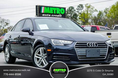 2017 Audi A4 for sale at Metro Auto Credit in Smyrna GA