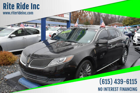 2013 Lincoln MKS for sale at Rite Ride Inc in Murfreesboro TN