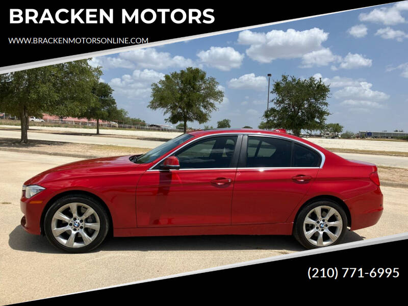 2015 BMW 3 Series for sale at BRACKEN MOTORS in San Antonio TX