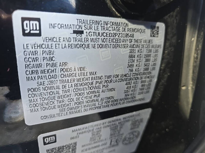 2023 GMC Sierra 1500