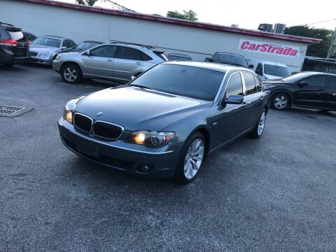 2008 BMW 7 Series for sale at CARSTRADA in Hollywood FL