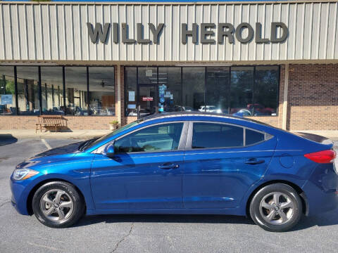 2017 Hyundai Elantra for sale at Willy Herold Automotive in Columbus GA