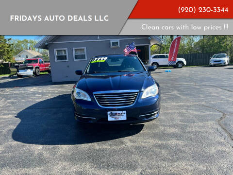 2013 Chrysler 200 for sale at Fridays Auto Deals LLC in Oshkosh WI
