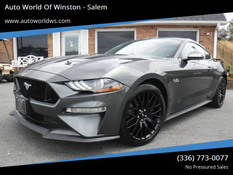 2019 Ford Mustang for sale at Auto World Of Winston - Salem in Winston Salem NC