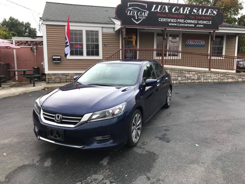 2013 Honda Accord for sale at Lux Car Sales in South Easton MA