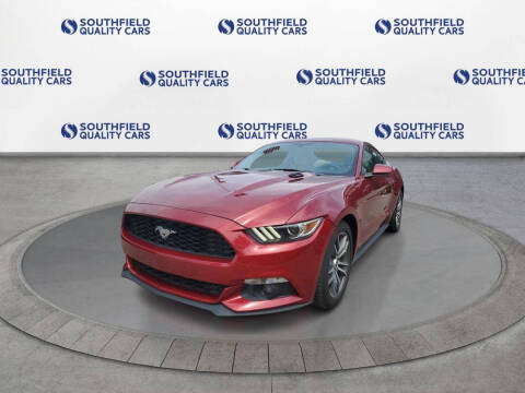 2016 Ford Mustang for sale at SOUTHFIELD QUALITY CARS in Detroit MI