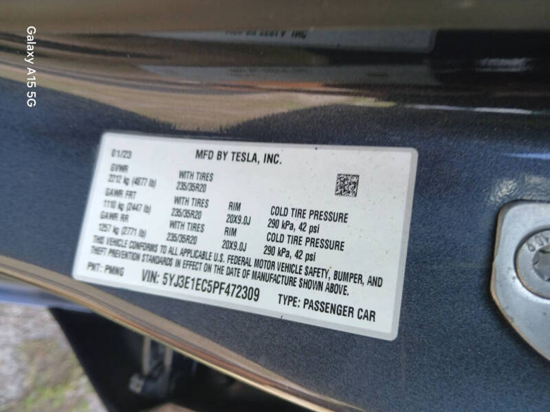 2023 Tesla Model 3 Performance