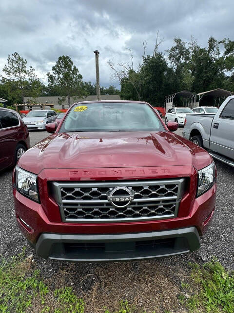 2022 Nissan Frontier for sale at PLANTATION MOTORS in Tampa, FL