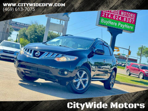 2009 Nissan Murano for sale at CityWide Motors in Garland TX