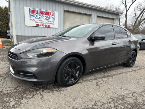 2016 Dodge Dart for sale at HOLLINGSHEAD MOTOR SALES in Cambridge OH