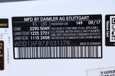 2018 Mercedes-Benz E-Class E 400