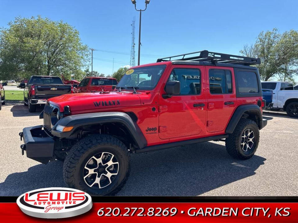 2021 Jeep Wrangler Unlimited for sale at Lewis Chevrolet of Garden City in Garden City, KS