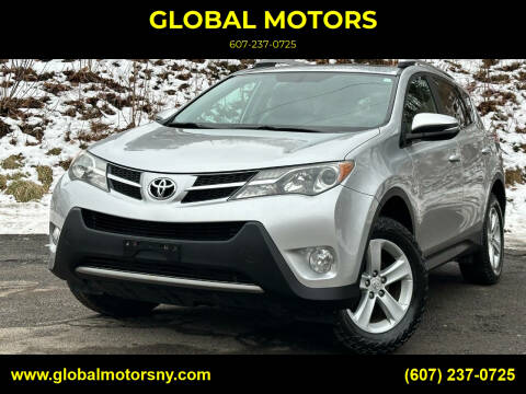 2013 Toyota RAV4 for sale at GLOBAL MOTORS in Binghamton NY